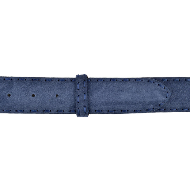 ELBBELT Wildleder Gürtel in Jeansblau 4cm 3