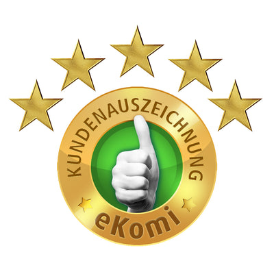 Top-Kundenbewertung - 5 von 5 Sternen dank Euch!