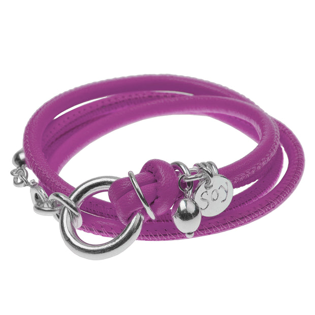 Soy Lederarmband MINI CLASSIC in pink