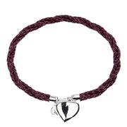 Giulu Armband/Kette Filippa in Weinrot