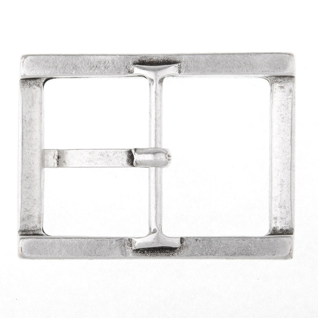 Reptiles House Gürtelschnalle TOM 4 cm in Vintage Silber 2