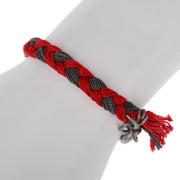 White Valentine Armband in Rot