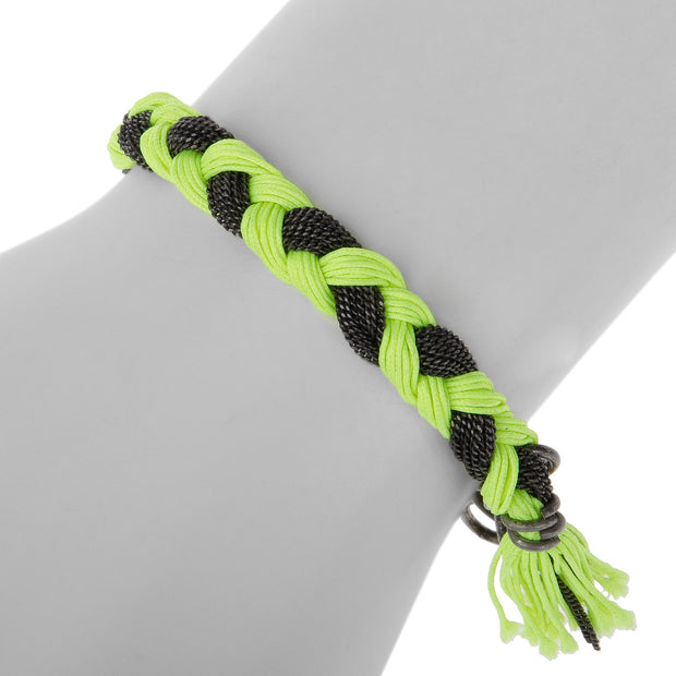 White Valentine Armband in Neon-Gelb