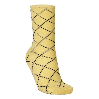 BeckSöndergaard Socken Dina Love Yellow