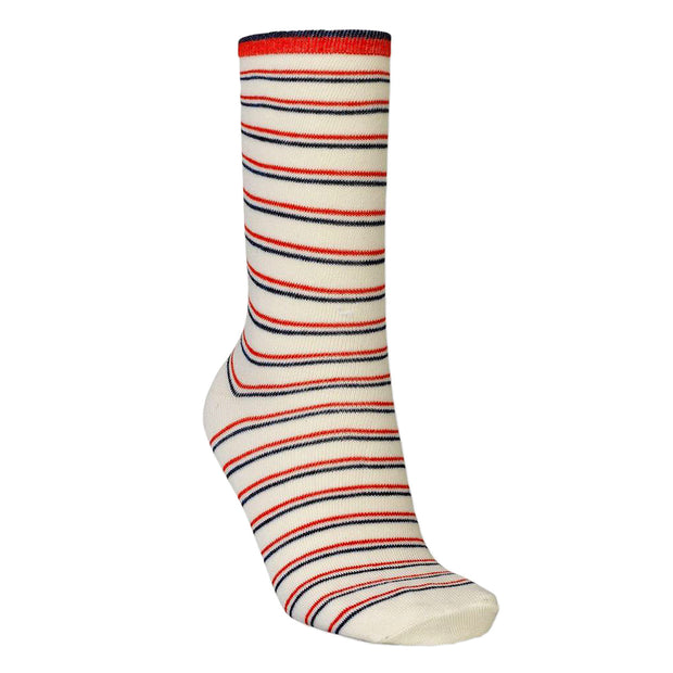 BeckSöndergaard Socken Dory Thin Stripe Beige