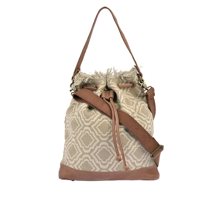 DESIDERIUS Bucket Bag Loona in Beige/Mauve 1