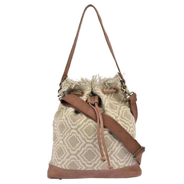 DESIDERIUS Bucket Bag Loona in Beige/Mauve 3