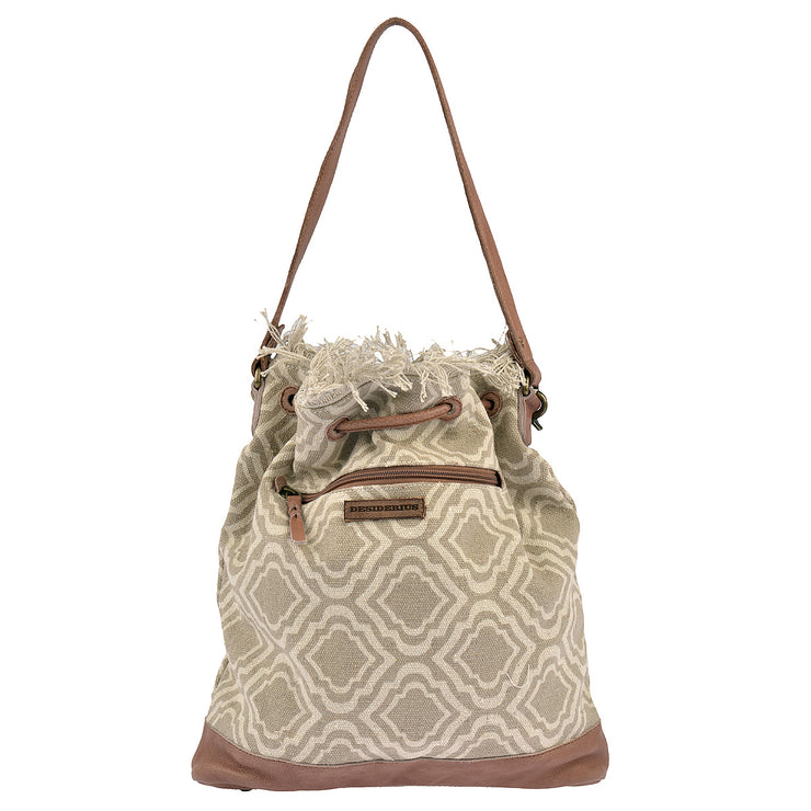 DESIDERIUS Bucket Bag Loona in Beige/Mauve 7