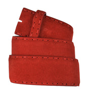 ELBBELT Wildleder Gürtel in Rot 4cm 2