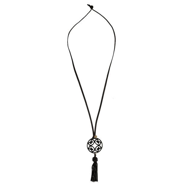 KATHY Jewels Kette BOHO Style in Schwarz 2