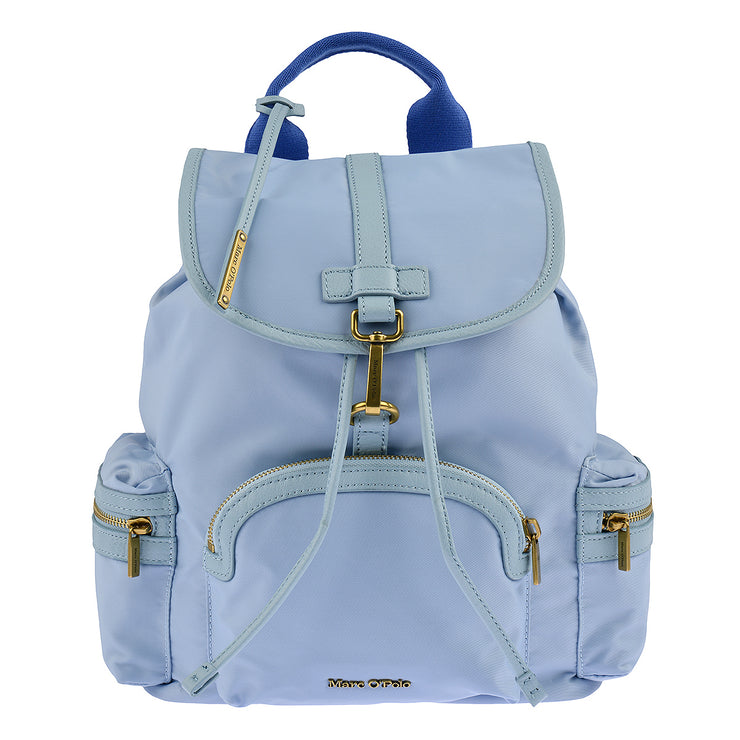 Marc O'Polo Nylon Rucksack in Sky Blue 3