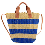Marc O'Polo Bast Shopper in Natur/Blau 7