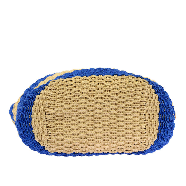 Marc O'Polo Bast Shopper in Natur/Blau 9