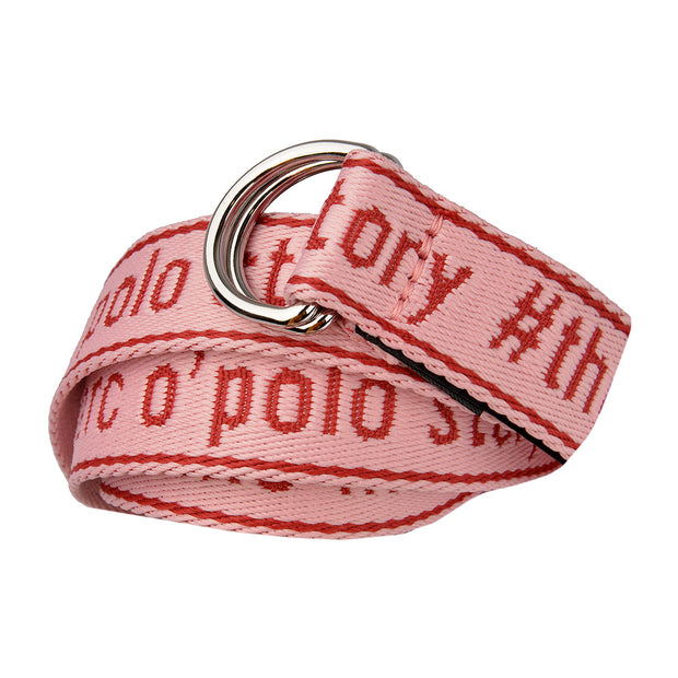 Marc O'Polo Ring Gürtel in Rosa/Rot 2,5 cm 2