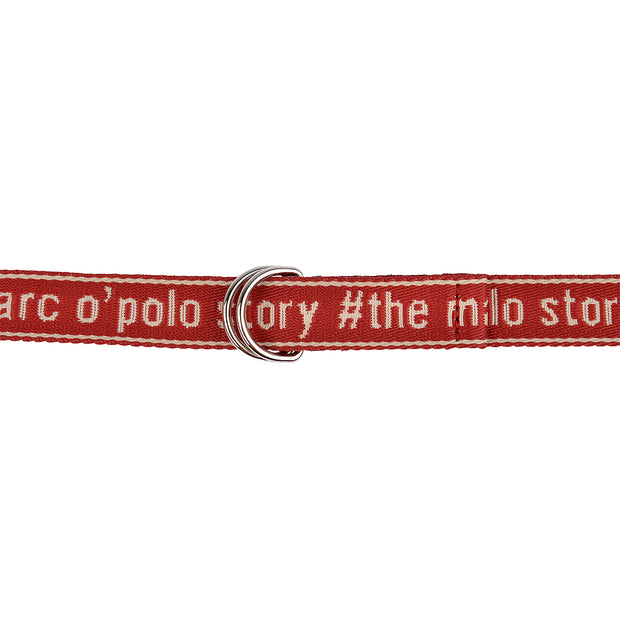 Marc O'Polo Ring Gürtel in Rot/Weiß 2,5 cm 3