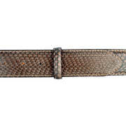 Reptile's House Gürtel aus Kobra-Leder in Mauve 4cm 3