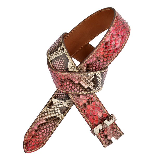 Reptile's House Pythongürtel Mondeo Rosa 4cm 1
