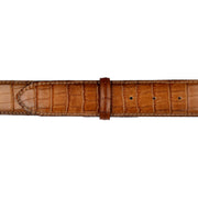 Reptile's House Kalbsleder Gürtel Coco in Cognac 3