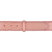 Reptile's House Pythonleder Gürtel Vernis Pearl in Rosa 3
