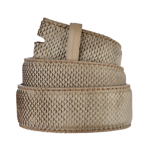 Reptile’s House Kalbsleder Gürtel BLIND in Beige