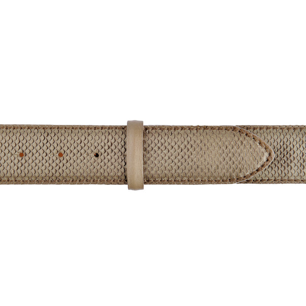 Reptile’s House Kalbsleder Gürtel BLIND in Beige