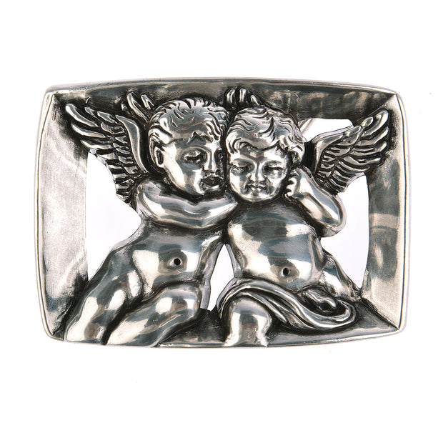 Reptile's House Gürtelschließe Angeli Silber matt 4 cm 1