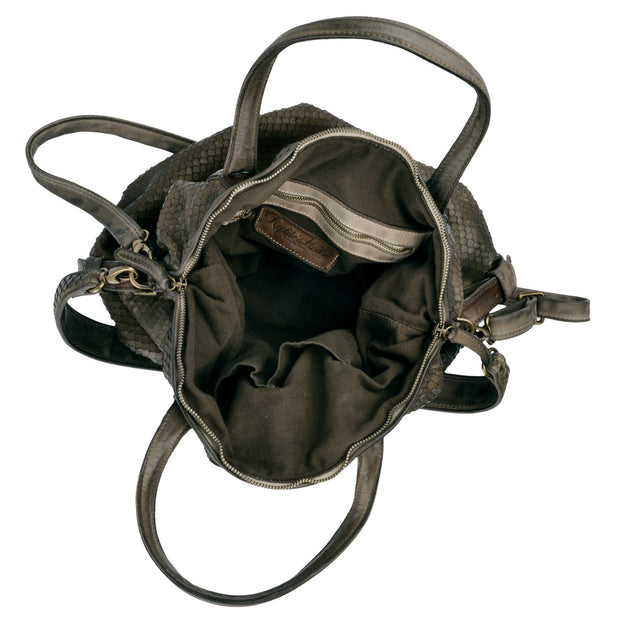 Reptile's House Handtasche BALI in Corda Dark 4