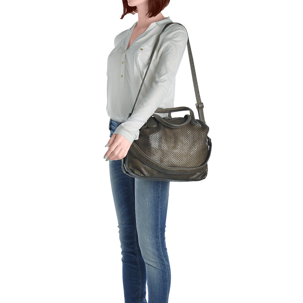 Reptile's House Handtasche BALI in Corda Dark 5