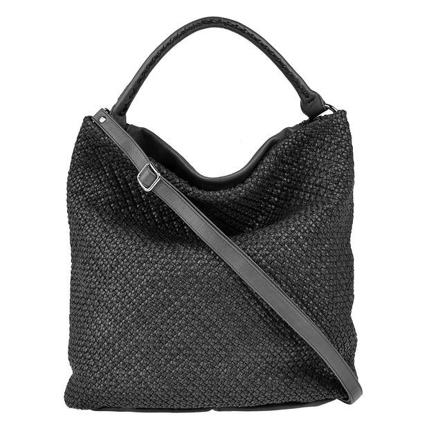 Reptile's House Kalbsleder Tasche Star in Schwarz 3