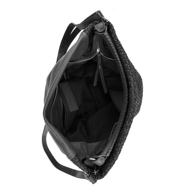 Reptile's House Kalbsleder Tasche Star in Schwarz 4