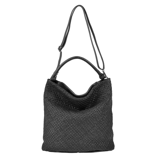 Reptile's House Kalbsleder Tasche Star in Schwarz 6