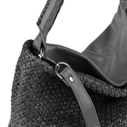 Reptile's House Kalbsleder Tasche Star in Schwarz 8