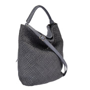 Reptile's House Kalbsleder Tasche Star in Dunkelblau 2