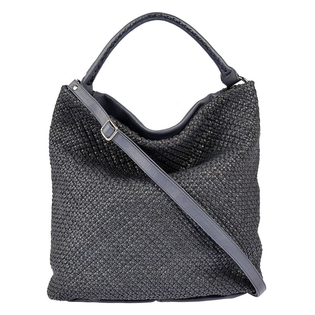 Reptile's House Kalbsleder Tasche Star in Dunkelblau 3