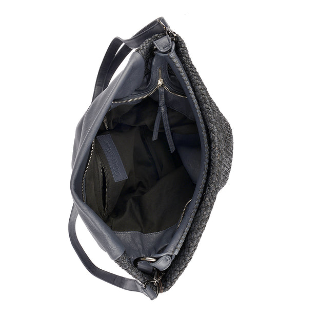 Reptile's House Kalbsleder Tasche Star in Dunkelblau 4