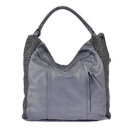 Reptile's House Kalbsleder Tasche Star in Dunkelblau 7