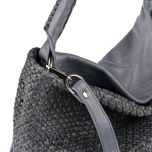 Reptile's House Kalbsleder Tasche Star in Dunkelblau 8