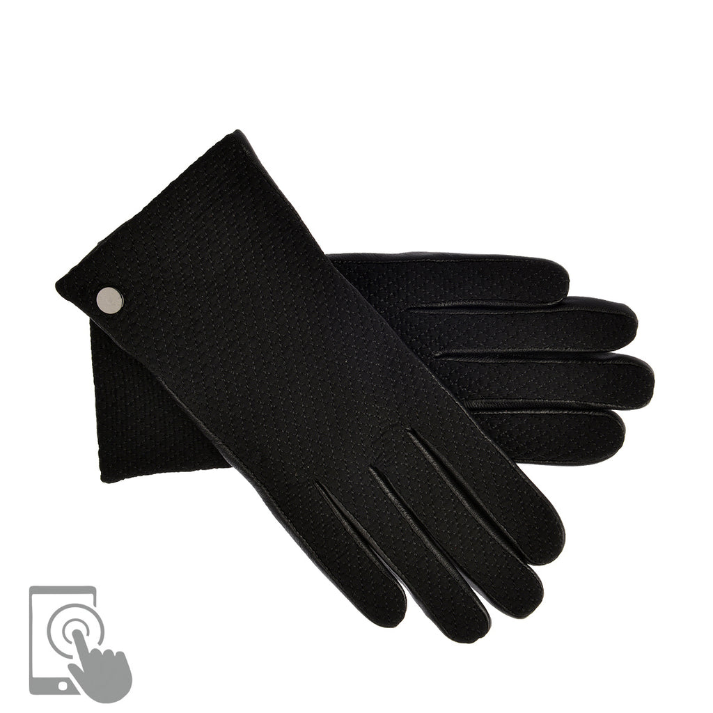 Roeckl Handschuhe Touch Active Ruffle in Schwarz