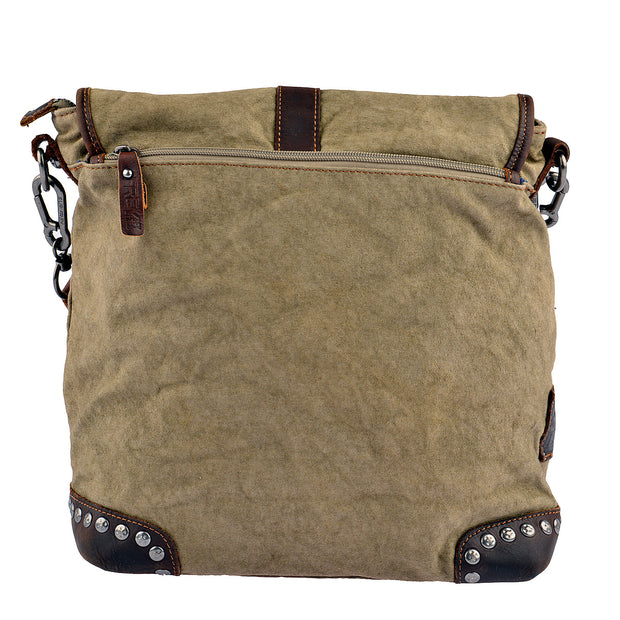 SURI FREY Umhängetasche Canvas Flap in Khaki 7