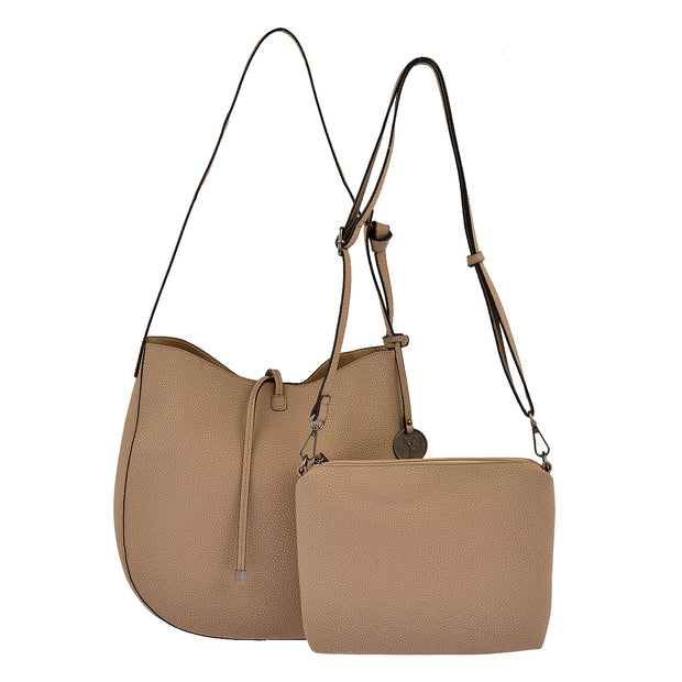 SURI FREY Beuteltasche Issy 2 in 1 in Taupe 6