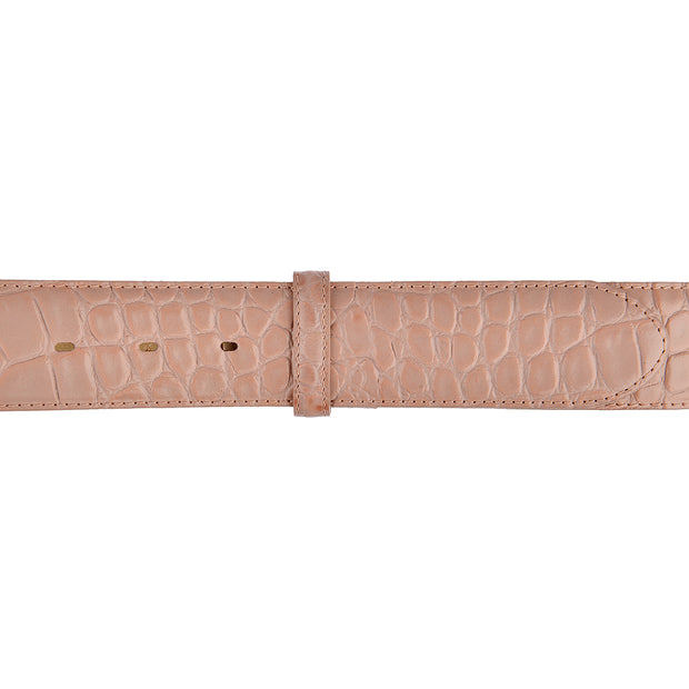 UmjuBELT Gürtel Croko-Cotone in Rosa