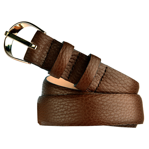 abro Gürtel Braun 2,5 cm 2