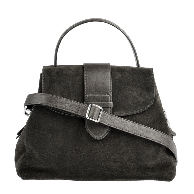 abro Handtasche Suede in Grau 3