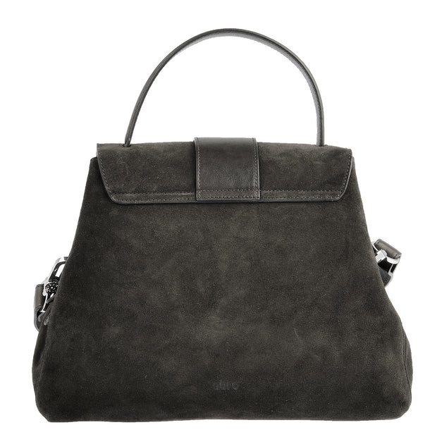 abro Handtasche Suede in Grau 7