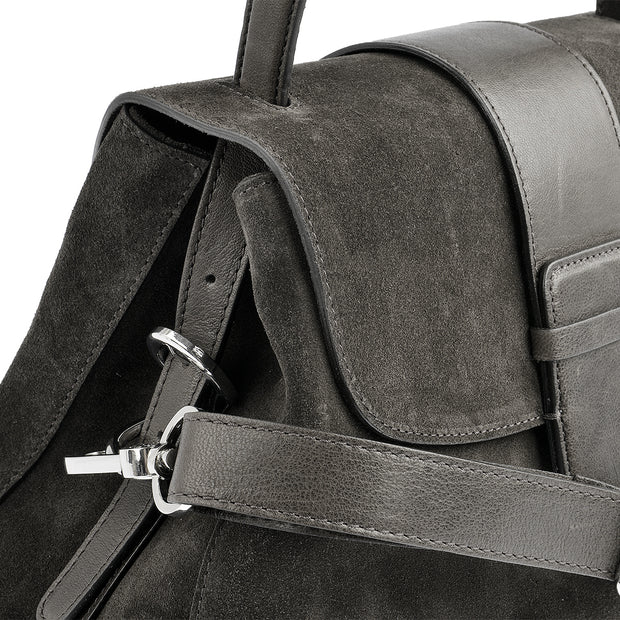 abro Handtasche Suede in Grau 8