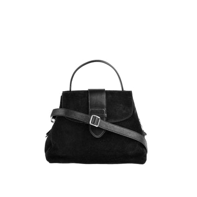 abro Handtasche Suede in Schwarz 1