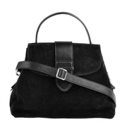 abro Handtasche Suede in Schwarz 3
