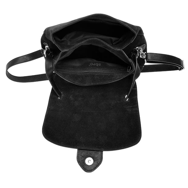 abro Handtasche Suede in Schwarz 4