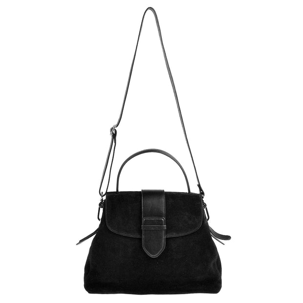 abro Handtasche Suede in Schwarz 6