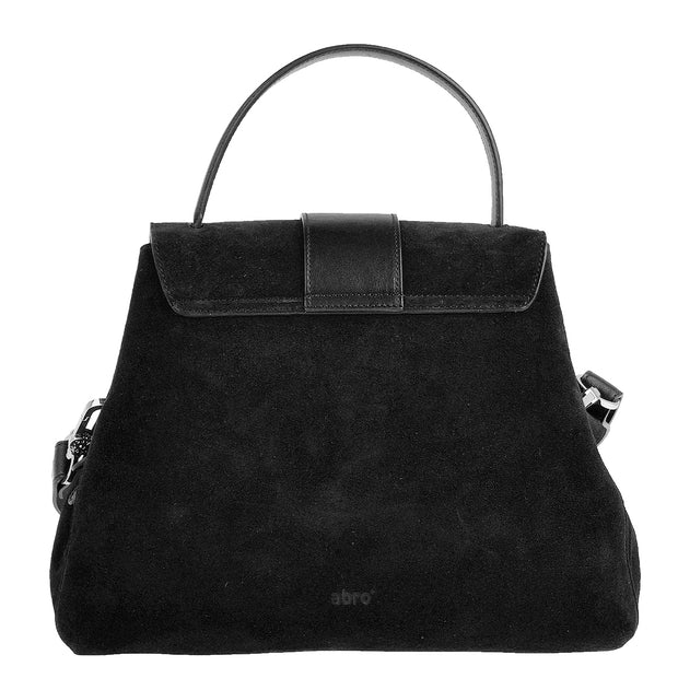 abro Handtasche Suede in Schwarz 7
